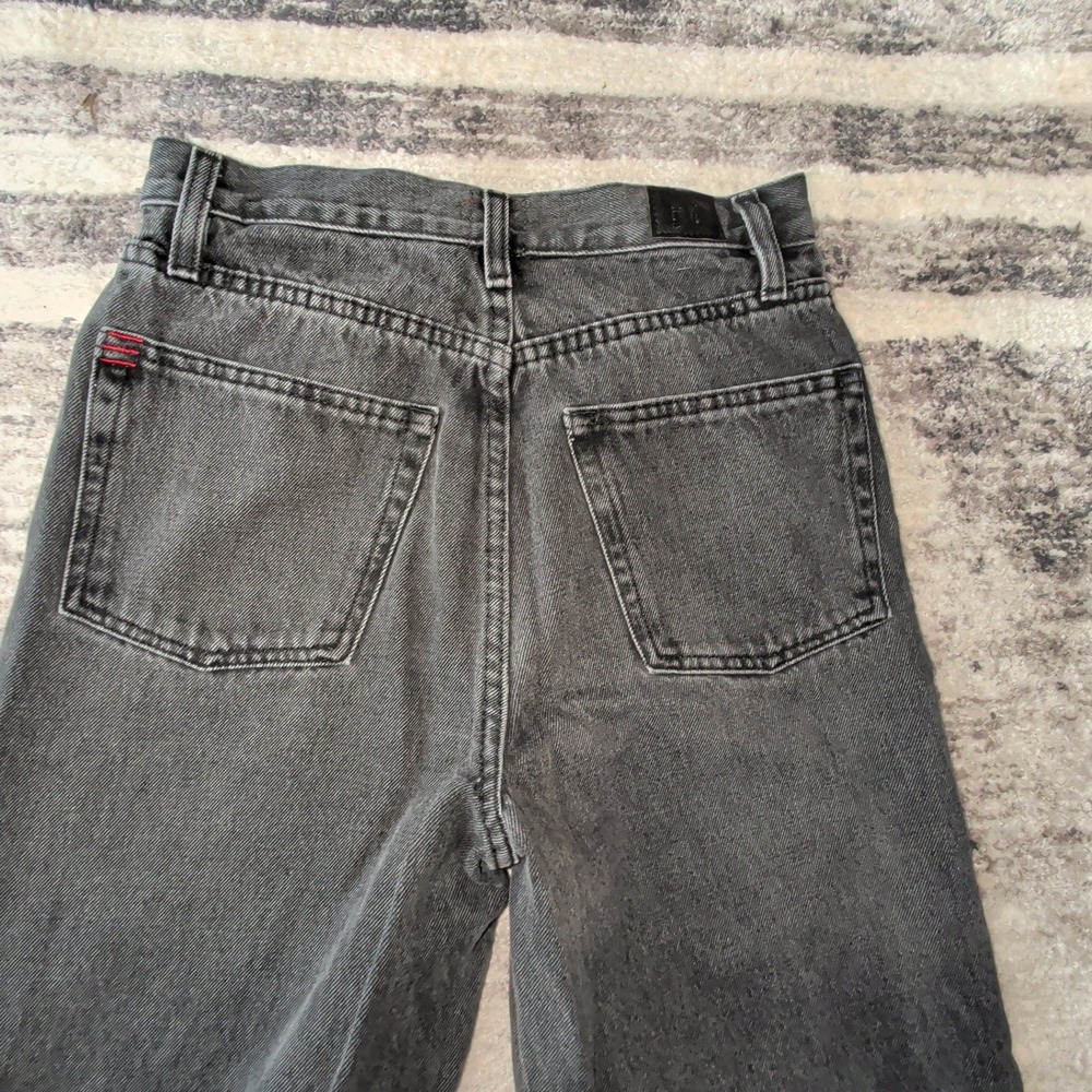BDG Urban Outfitters High Wide Jeans 28 fits 27 Washed Black High Rise Wide Leg - Picture 6 of 13